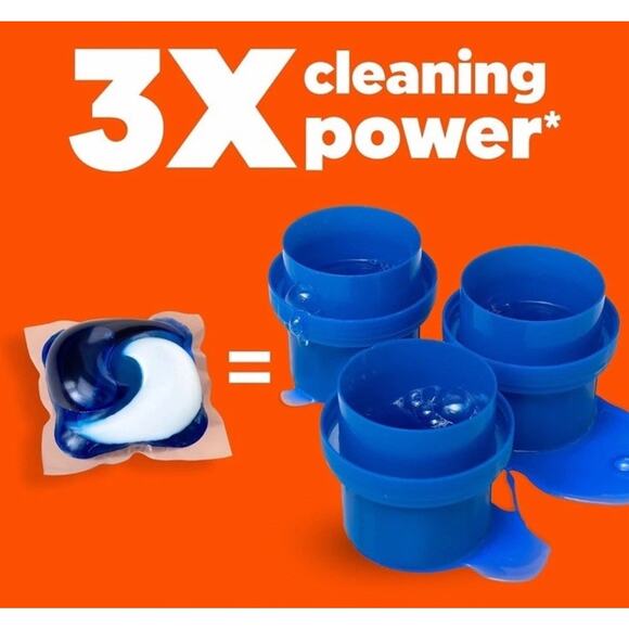 Tide PODS 3-in-1 HE Laundry Detergent Capsules Spring Meadow 35 oz. 58 Count - Picture 4 of 5